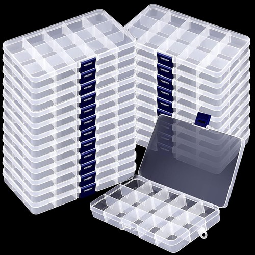 32pc clear jewelry box - clear,