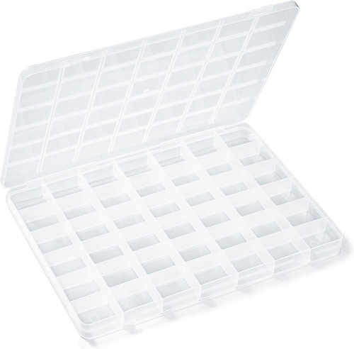 Grids plastic bead - plastic,