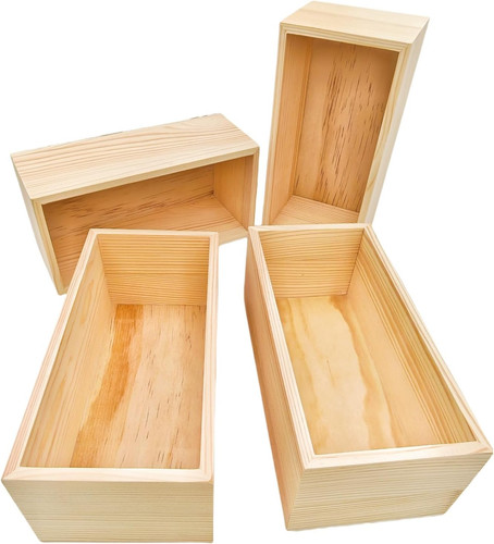 Pack unfinished wooden craft - 4,